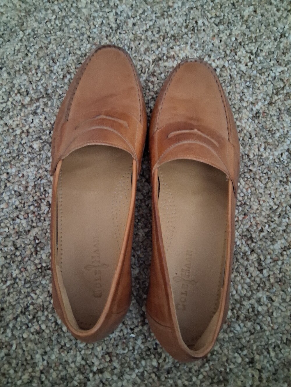 Men's Classic  Cole Haan Penny Loafers in Tan